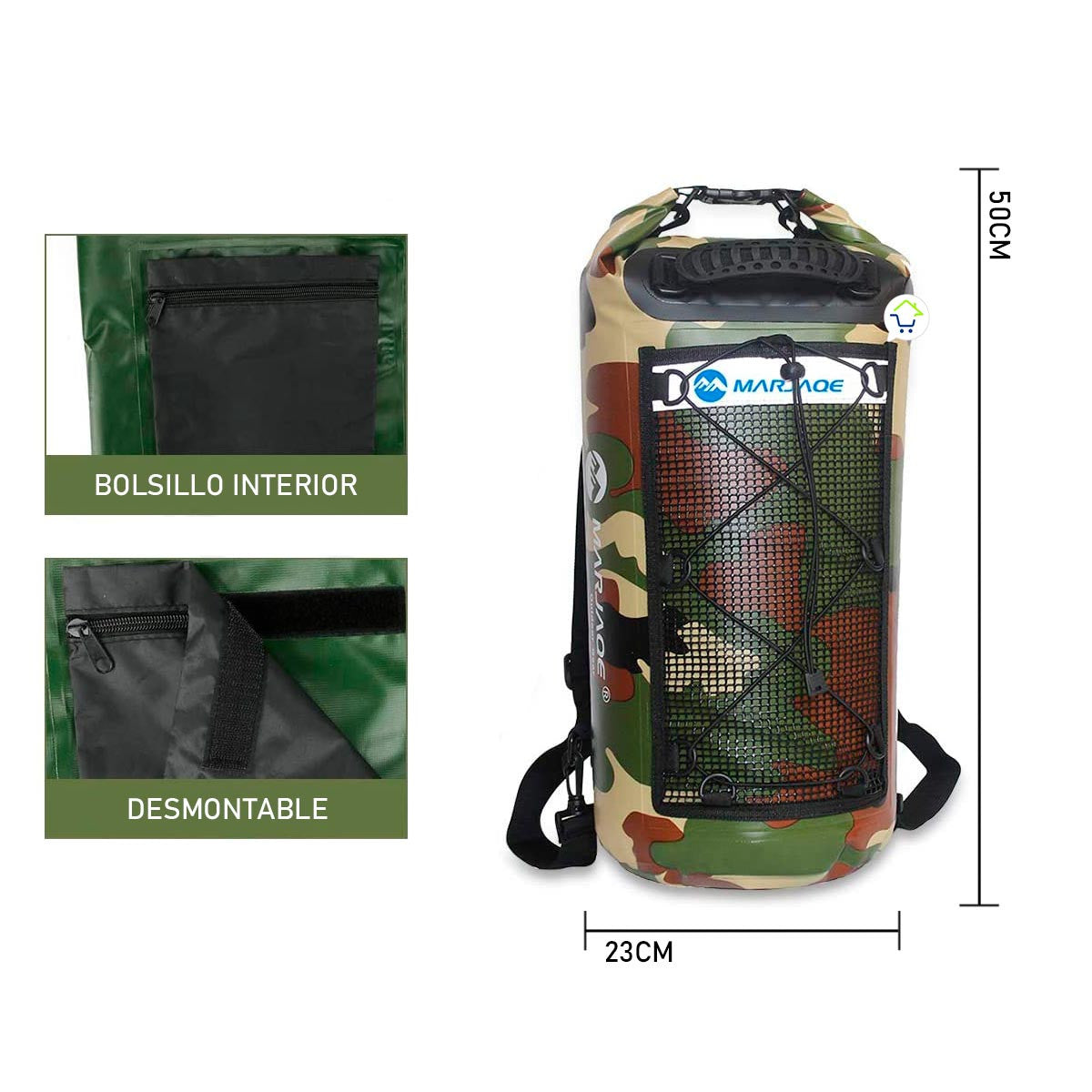 Bolso Impermeable Ocean Pack 25L